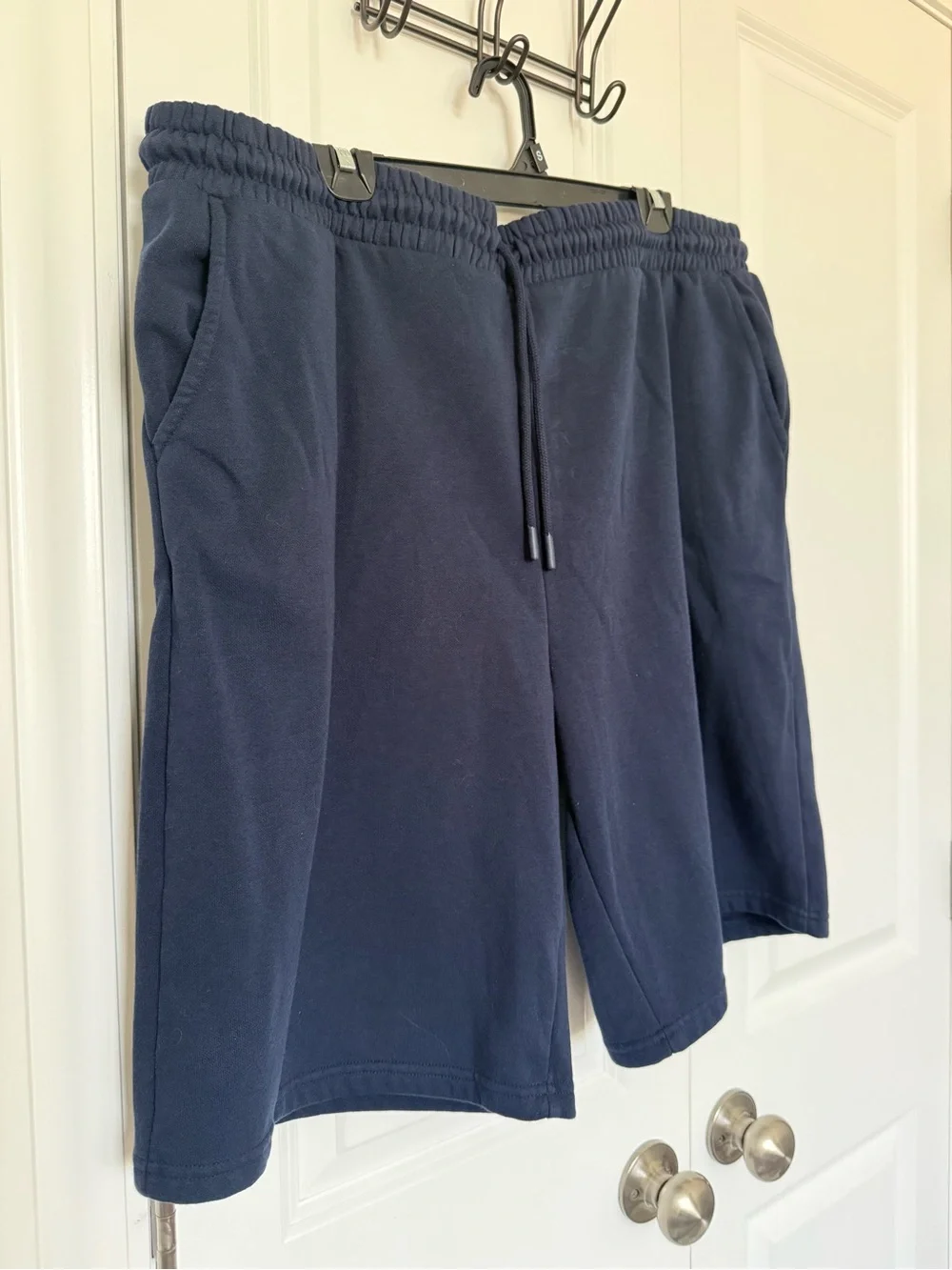 Men's Athletic Navy Drawstring Performance Shorts